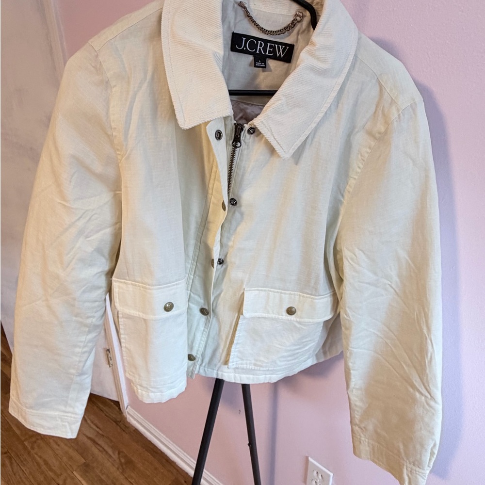 J. Crew Cream Jacket - image 1